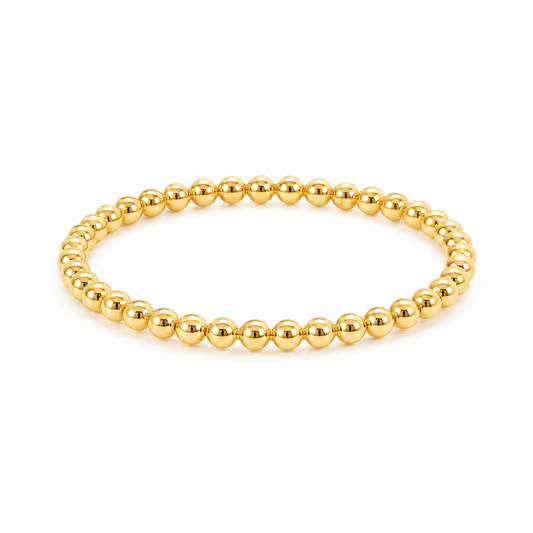 1.5mm Beaded 14ct Gold-filled Stackable Ring
