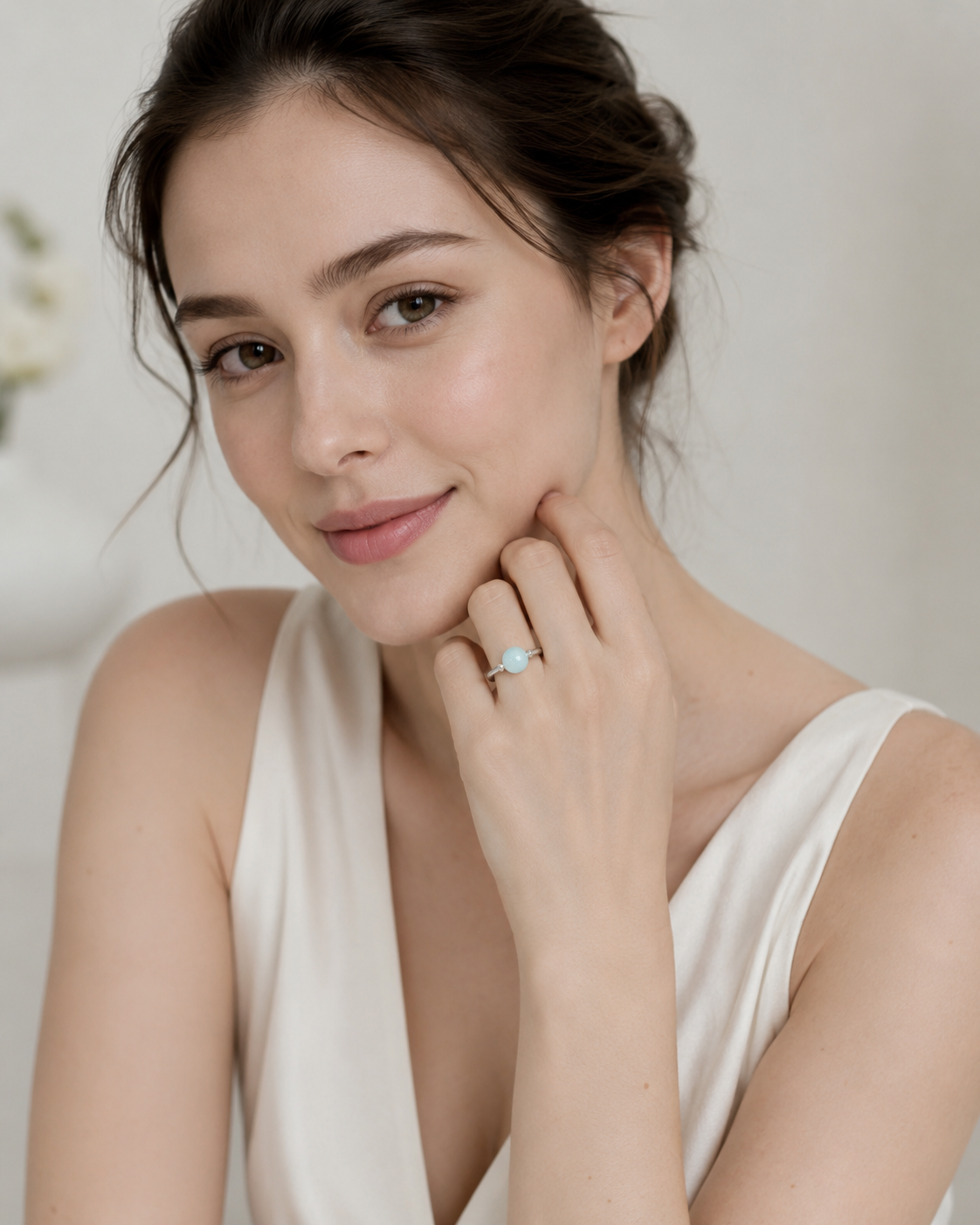 Swivel Ring in Sterling Silver – Handmade Rotating Ring