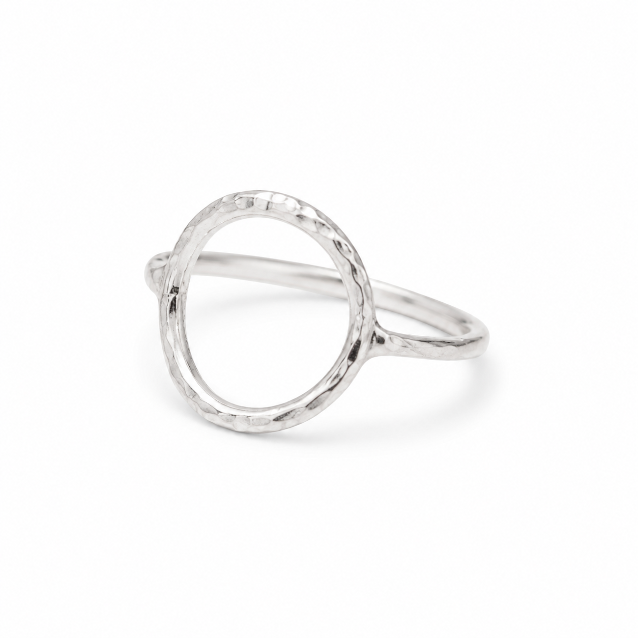 Halo Ring in Sterling Silver