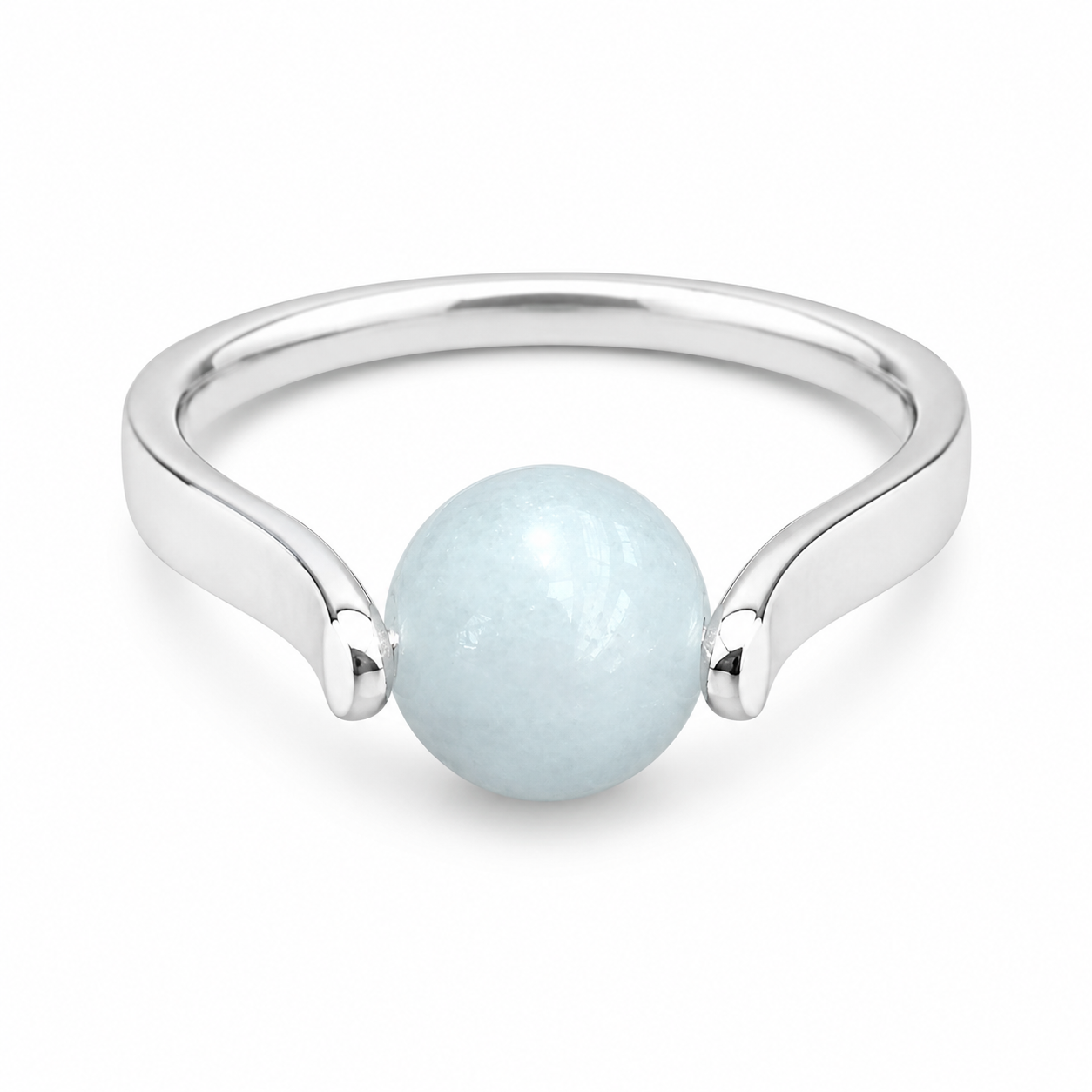 Swivel Ring in Sterling Silver – Handmade Rotating Ring