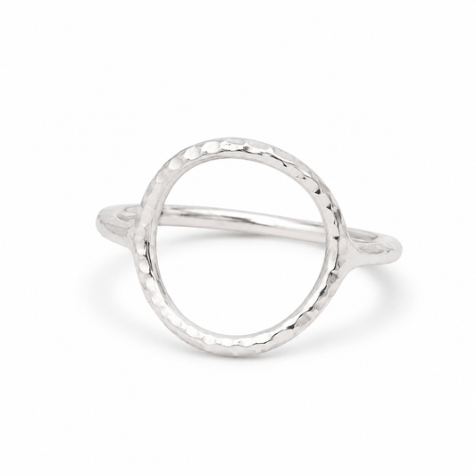 Halo Ring in Sterling Silver