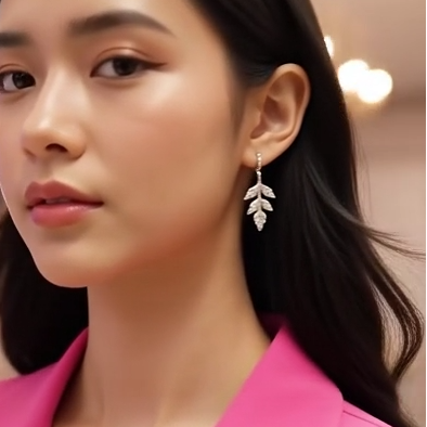 Branch Earrings – Carved Sterling Silver